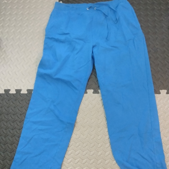 Kim Rogers Pants - 4/$20 Kim Rogers petite Blue drawstring sweatpants